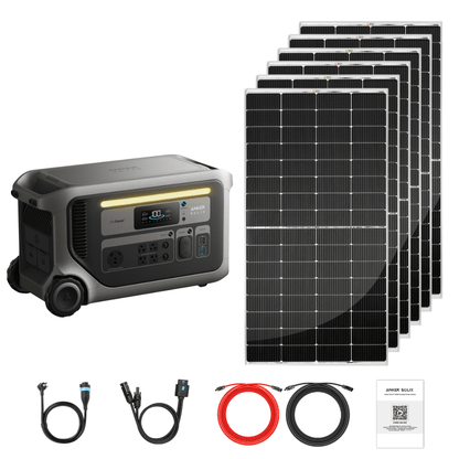 Anker SOLIX F3000 Portable Power Station with Solar Panel Kit