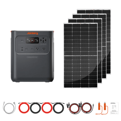 Jackery HomePower 3600 Pro Max Portable Power Station + Custom Solar Panel Bundle Option