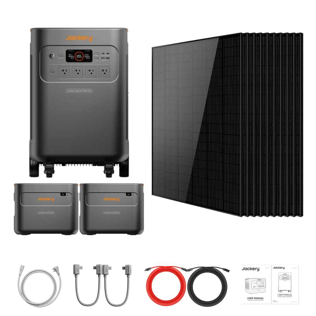 Jackery Explorer 5000 Plus + Extra Batteries + 415W Solar Panels