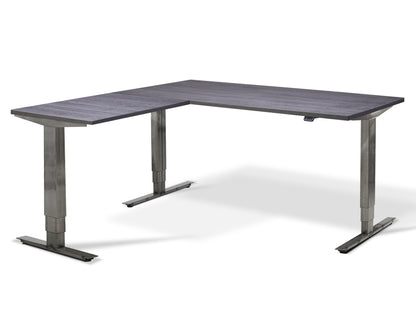 Signature Rustik Dual Motor Corner Standing Desk