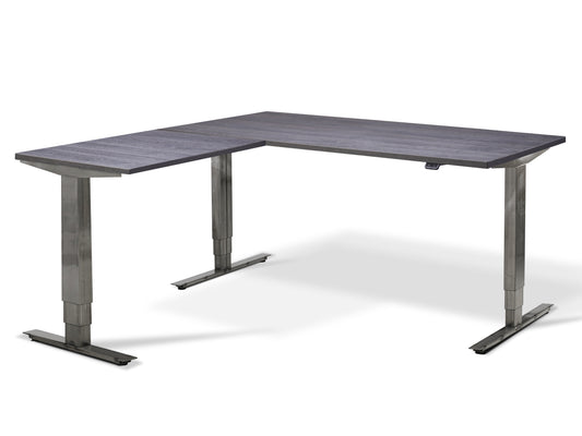Signature Rustik Dual Motor Corner Standing Desk