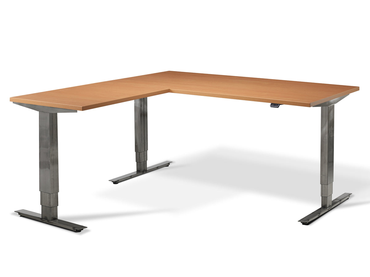 Signature Rustik Dual Motor Corner Standing Desk