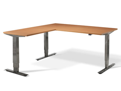 Signature Rustik Dual Motor Corner Standing Desk