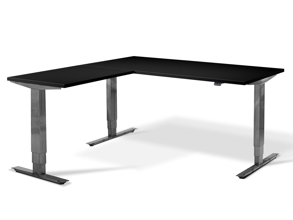 Signature Rustik Dual Motor Corner Standing Desk