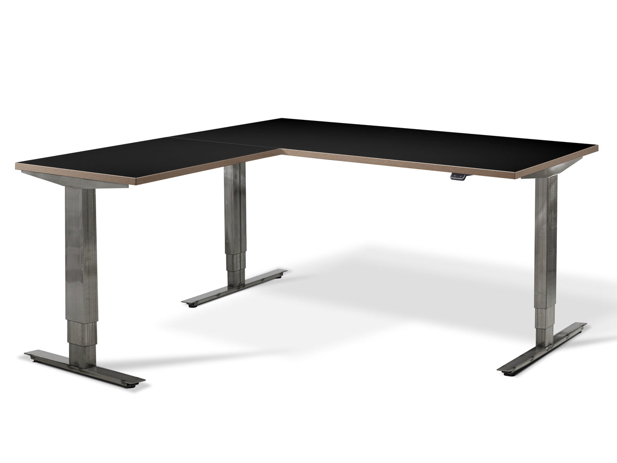 Signature Rustik Dual Motor Corner Standing Desk