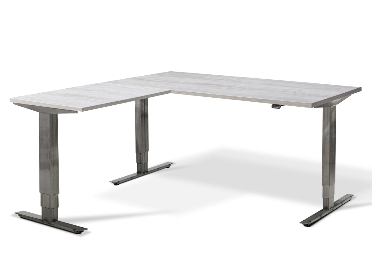 Signature Rustik Dual Motor Corner Standing Desk