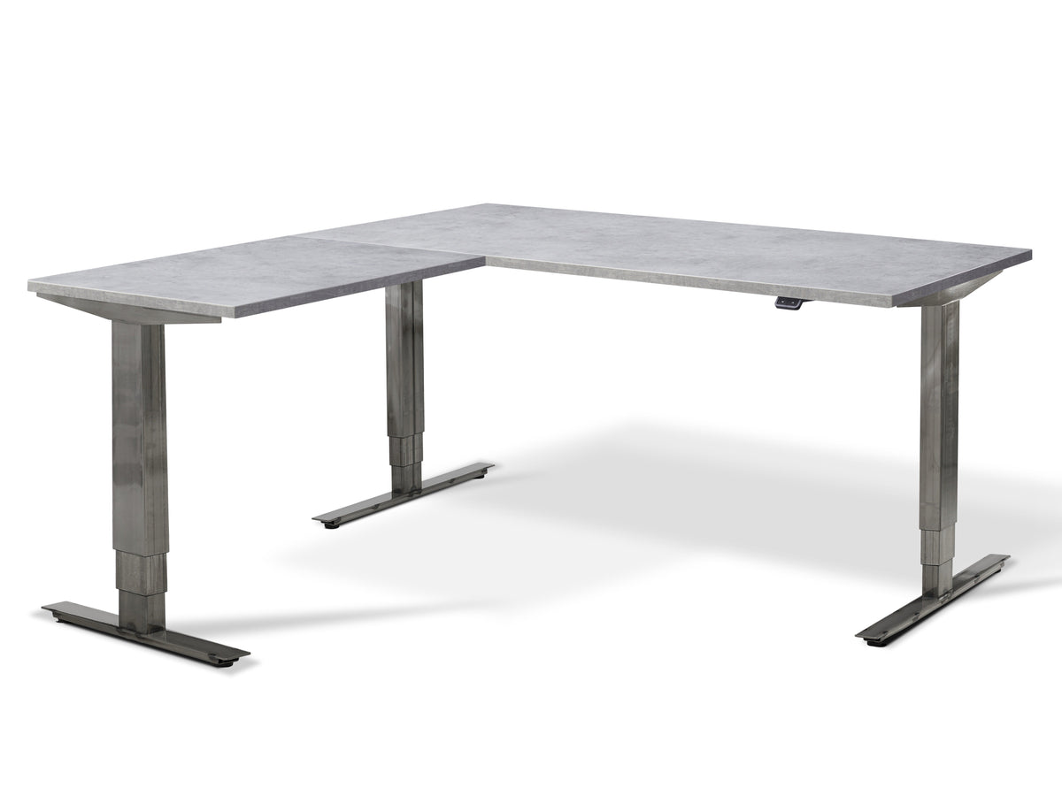 Signature Rustik Dual Motor Corner Standing Desk