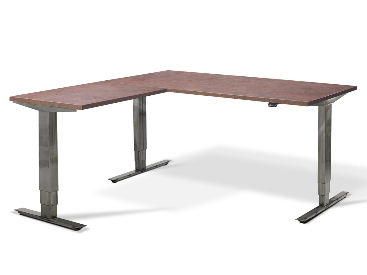 Signature Rustik Dual Motor Corner Standing Desk
