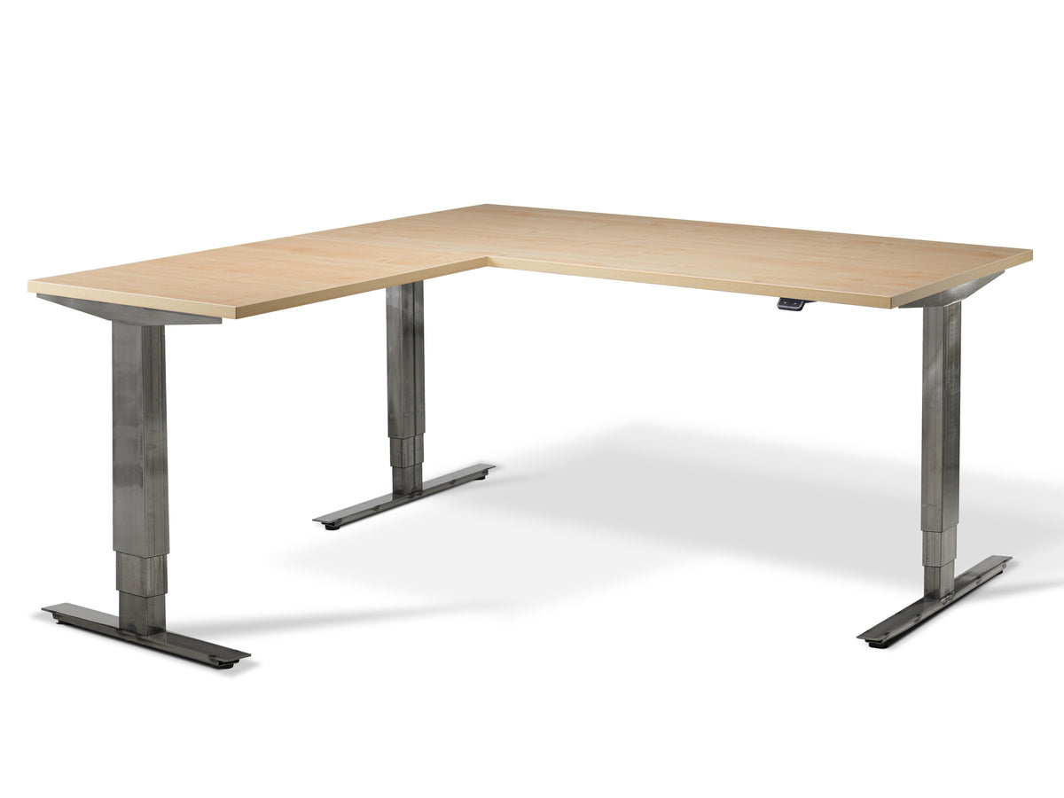 Signature Rustik Dual Motor Corner Standing Desk