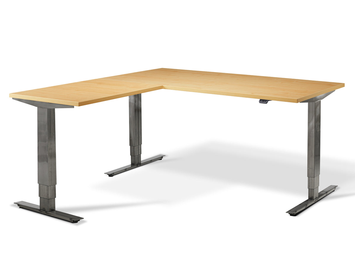 Signature Rustik Dual Motor Corner Standing Desk