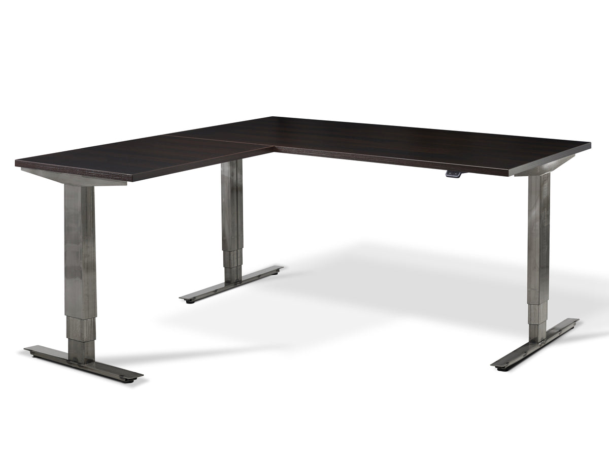 Signature Rustik Dual Motor Corner Standing Desk