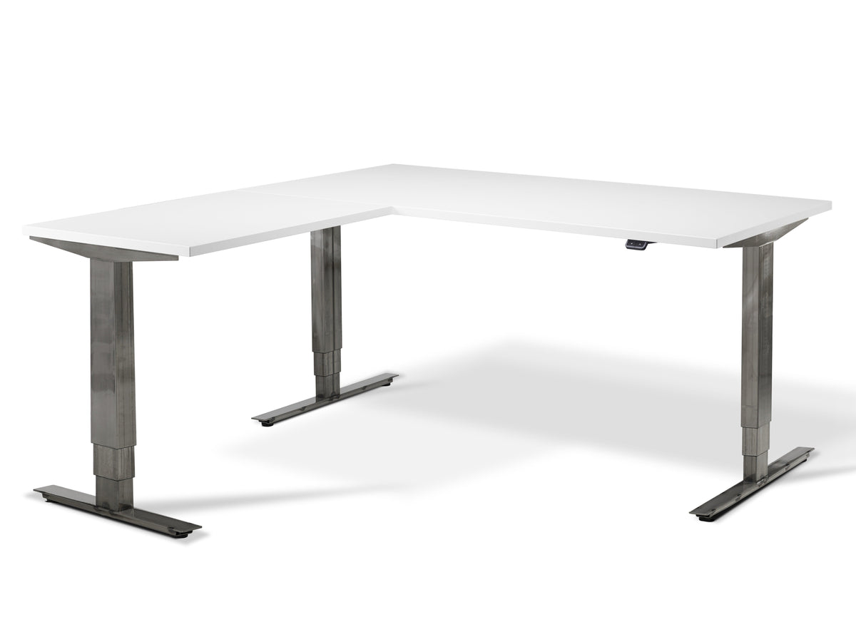 Signature Rustik Dual Motor Corner Standing Desk