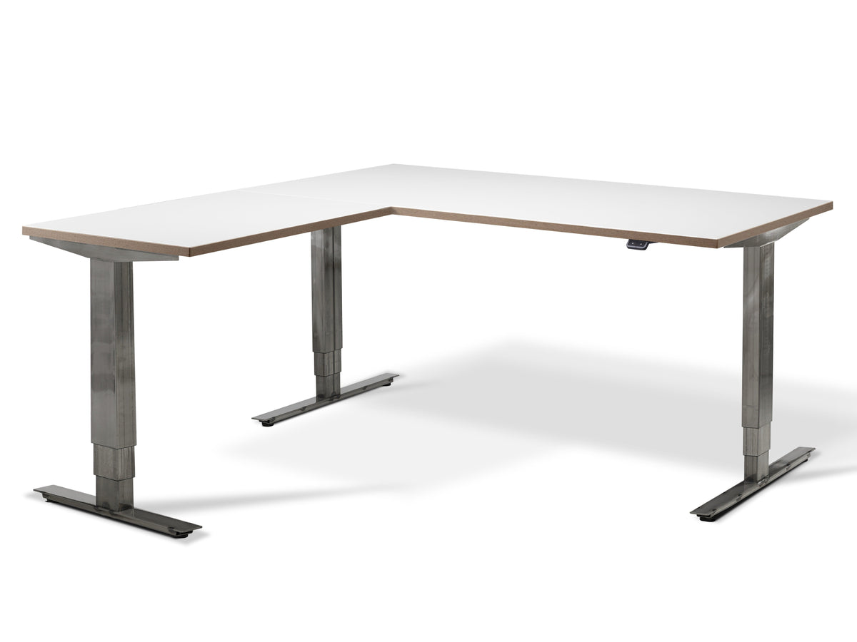 Signature Rustik Dual Motor Corner Standing Desk