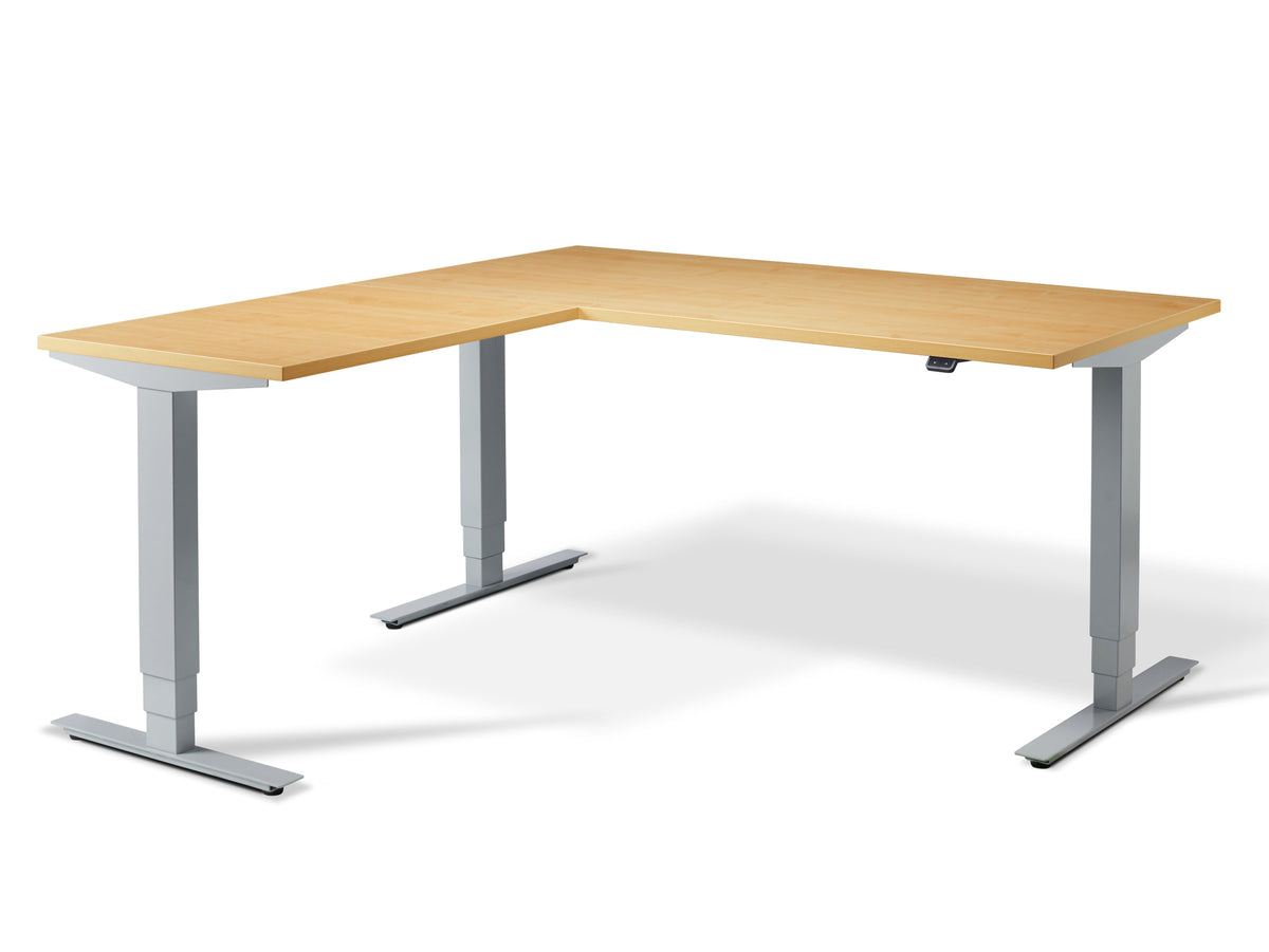 Stockholm Height Adjustable Corner Desk(With Bluetooth Control)