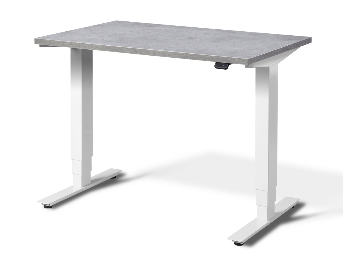 Stockholm Micro Standing Desk White Desk Frame(With Bluetooth Control)