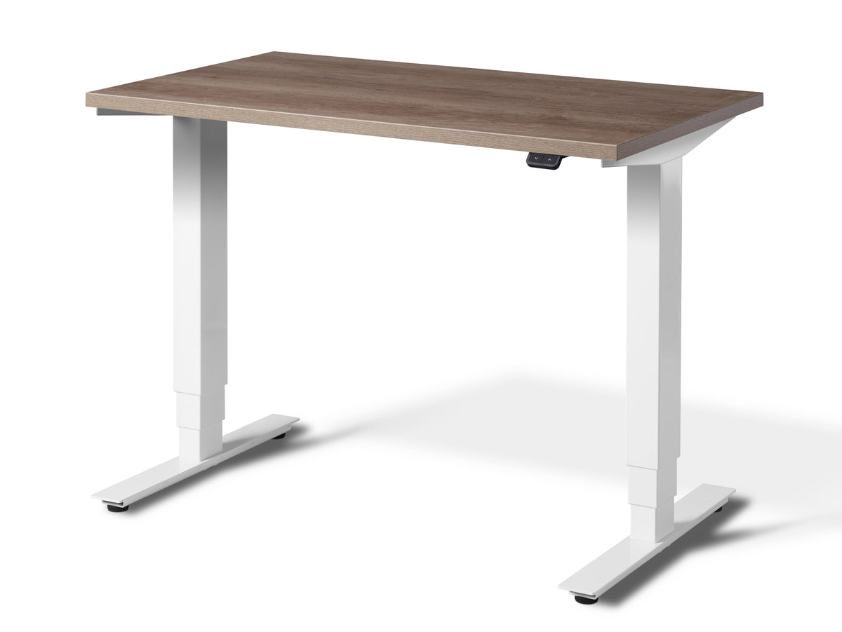 Stockholm Micro Standing Desk White Desk Frame(With Bluetooth Control)