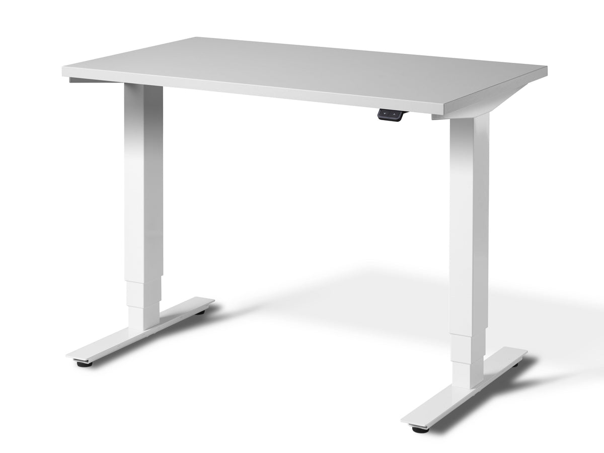 Stockholm Micro Standing Desk White Desk Frame(With Bluetooth Control)
