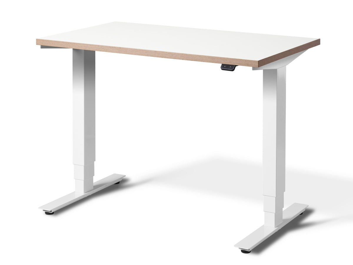 Stockholm Micro Standing Desk White Desk Frame(With Bluetooth Control)