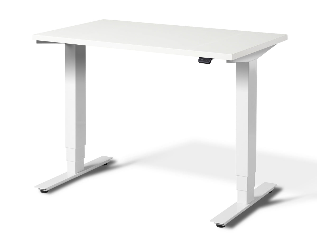Stockholm Micro Standing Desk White Desk Frame(With Bluetooth Control)