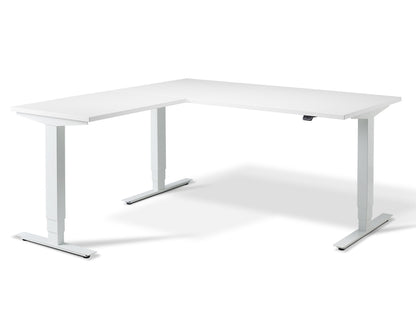 Stockholm Height Adjustable Corner Desk(With Bluetooth Control)
