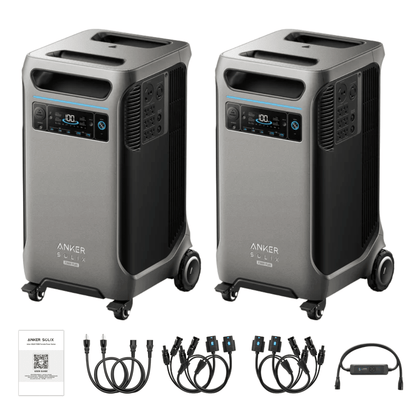 Anker SOLIX 2×F3800 Plus Power Station + Double Power Hub