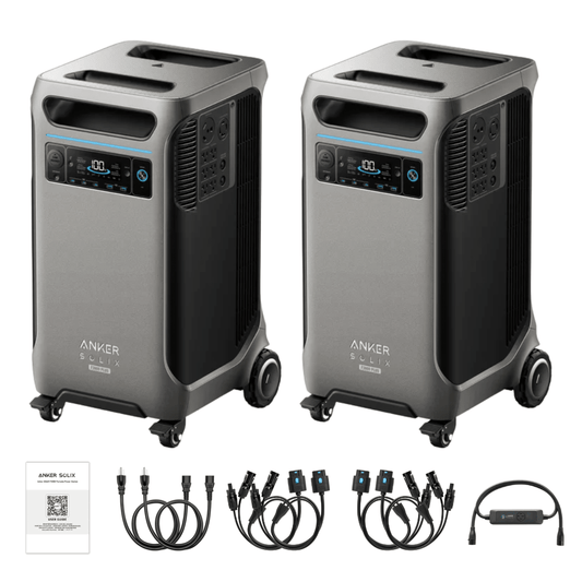 Anker SOLIX 2×F3800 Plus Power Station + Double Power Hub