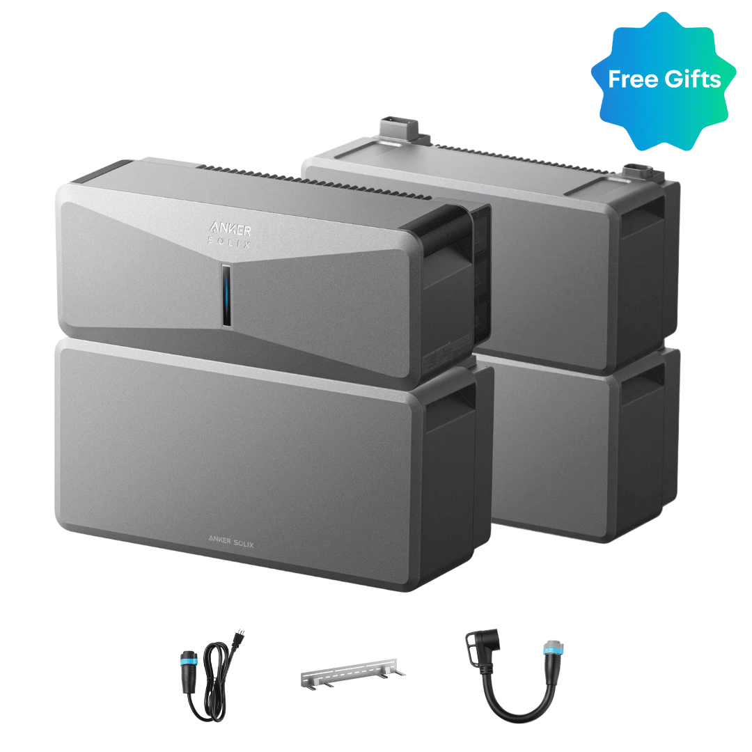 Anker SOLIX E10 Whole Home Backup System | 6 kWh - 30 kWh LiFePO4 Battery | 10-30 kW Turbo Output | Smart Grid & Storm-Guard