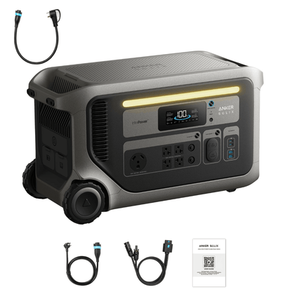 Anker SOLIX F3800 Portable Power Station – 3,600W Home Backup