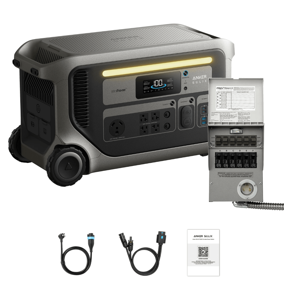 Anker SOLIX F3800 Portable Power Station – 3,600W Home Backup