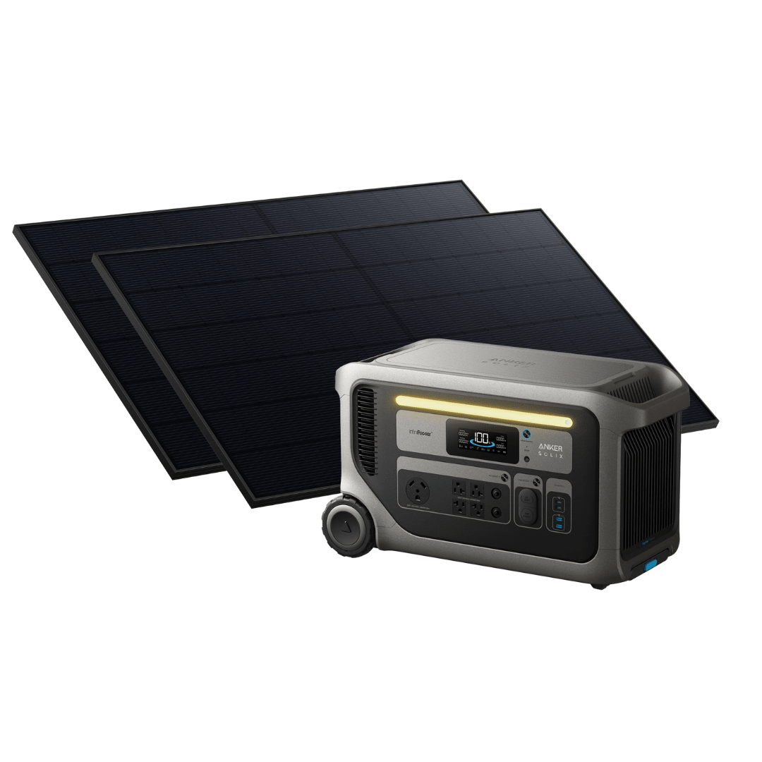 Anker SOLIX F3000 Solar Generator + 2×440W Rigid Solar Panels