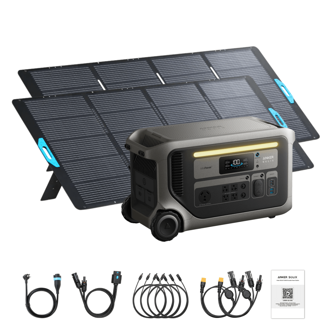 Anker SOLIX F3000 Solar Generator + 400W Solar Panel Kit