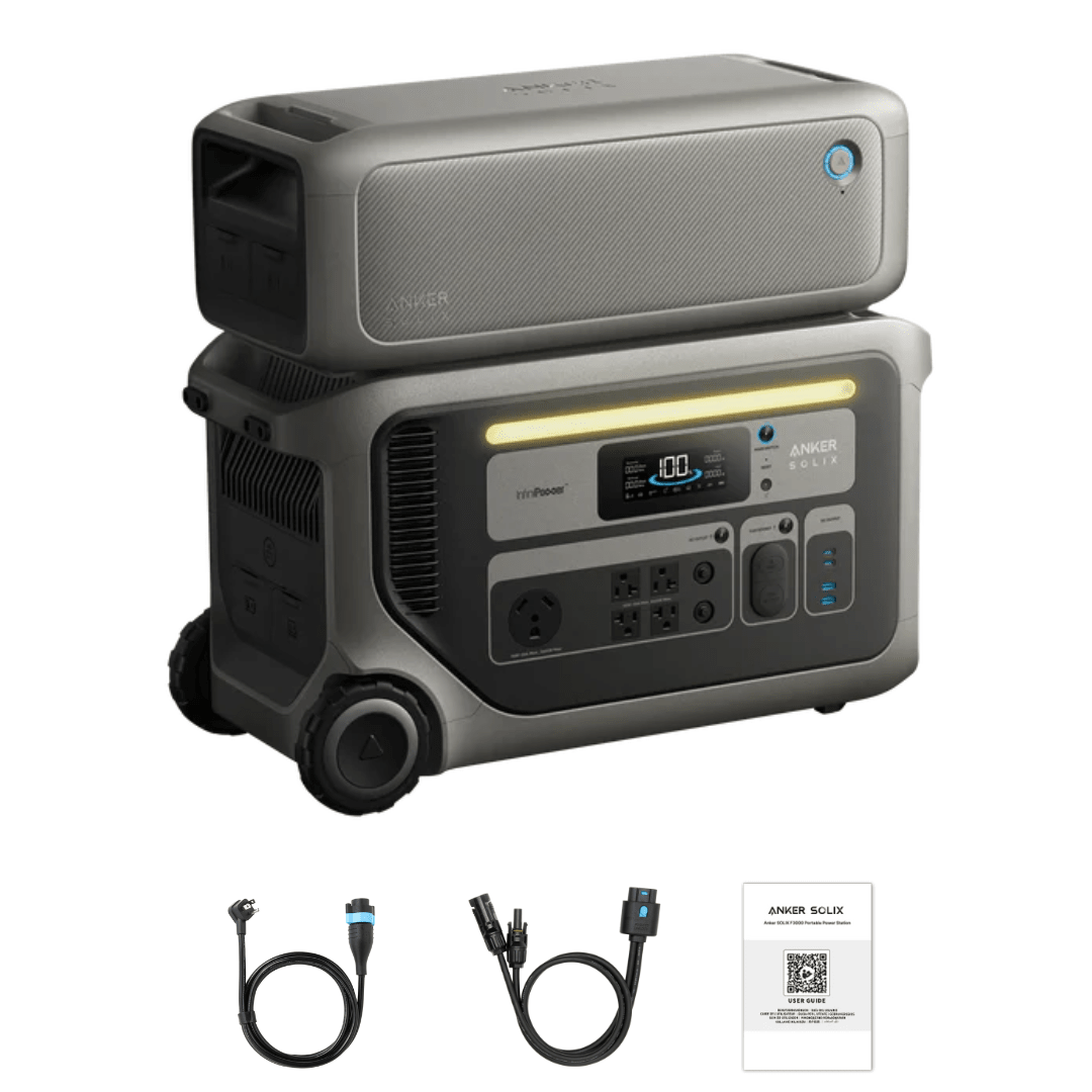 Anker SOLIX F3800 Solar Generator with Expansion Batteries