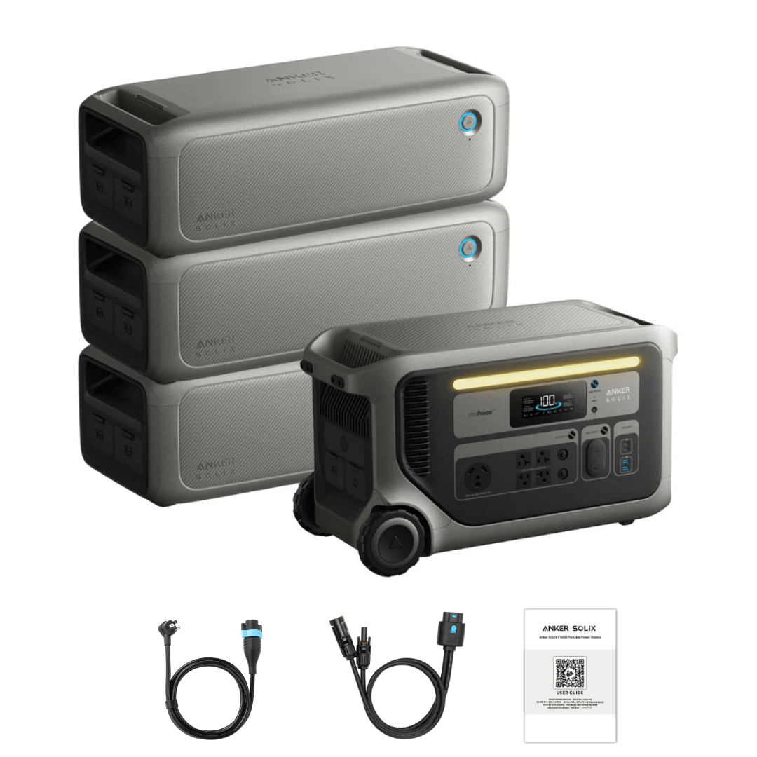 Anker SOLIX F3800 Solar Generator with Expansion Batteries
