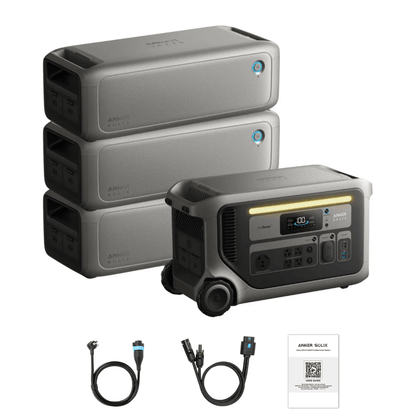 Anker SOLIX F3800 Solar Generator with Expansion Batteries