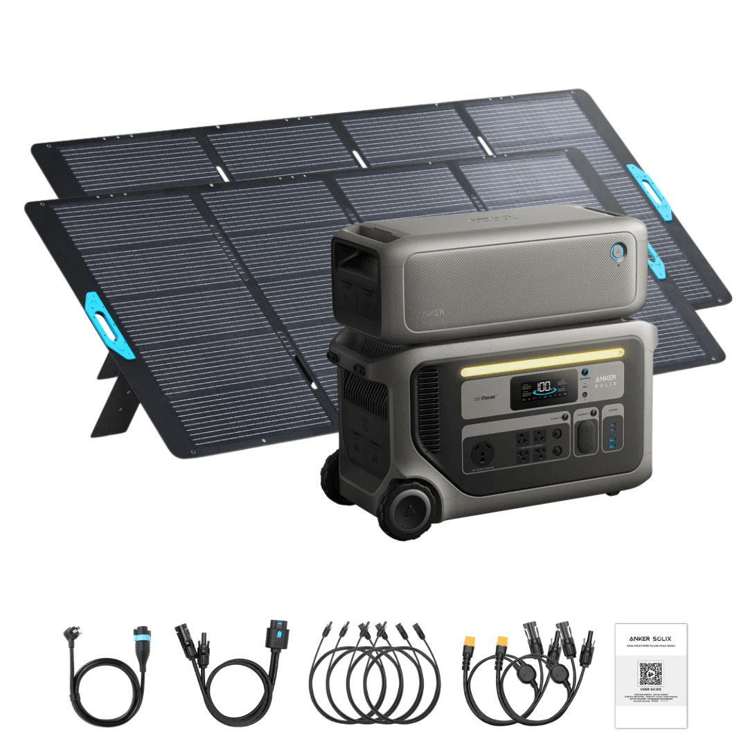 Anker SOLIX F3800 Solar Generator with Expansion Batteries
