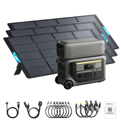 Anker SOLIX F3800 Solar Generator with Expansion Batteries
