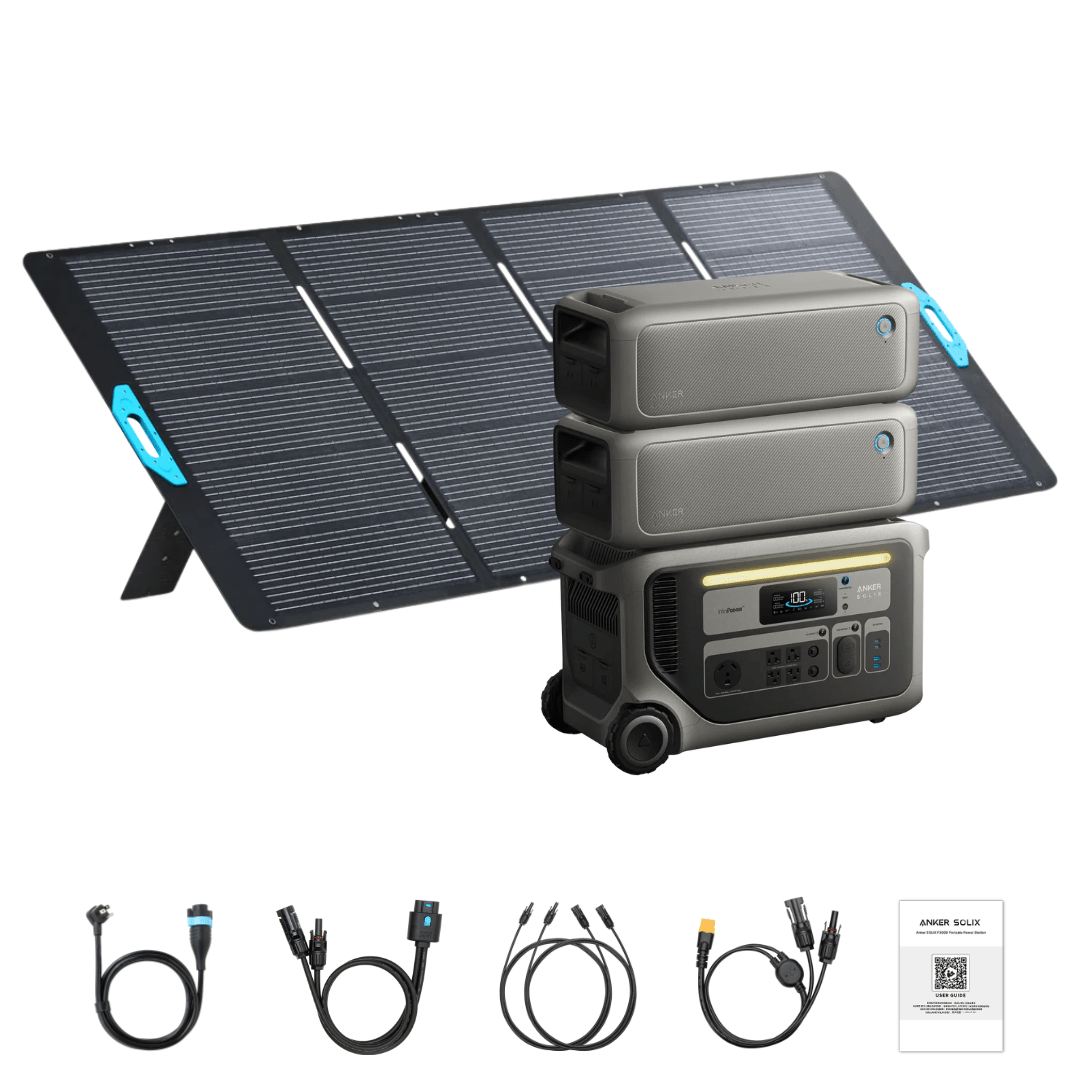 Anker SOLIX F3800 Solar Generator with Expansion Batteries