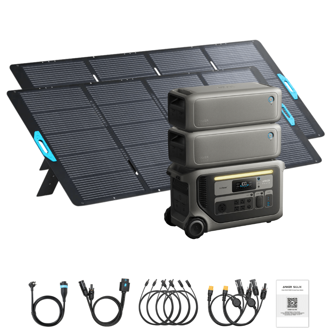 Anker SOLIX F3800 Solar Generator with Expansion Batteries