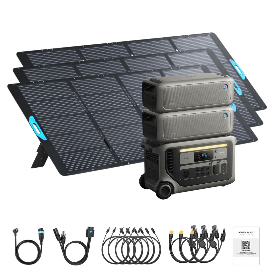 Anker SOLIX F3800 Solar Generator with Expansion Batteries