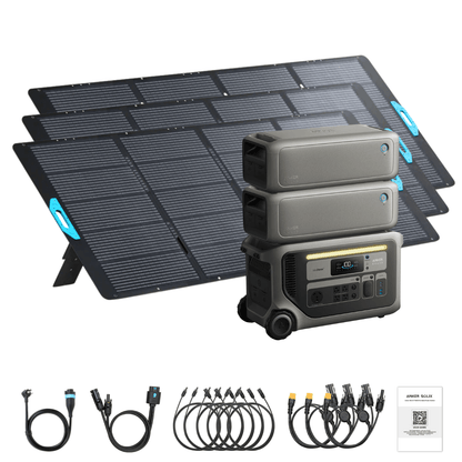 Anker SOLIX F3800 Solar Generator with Expansion Batteries