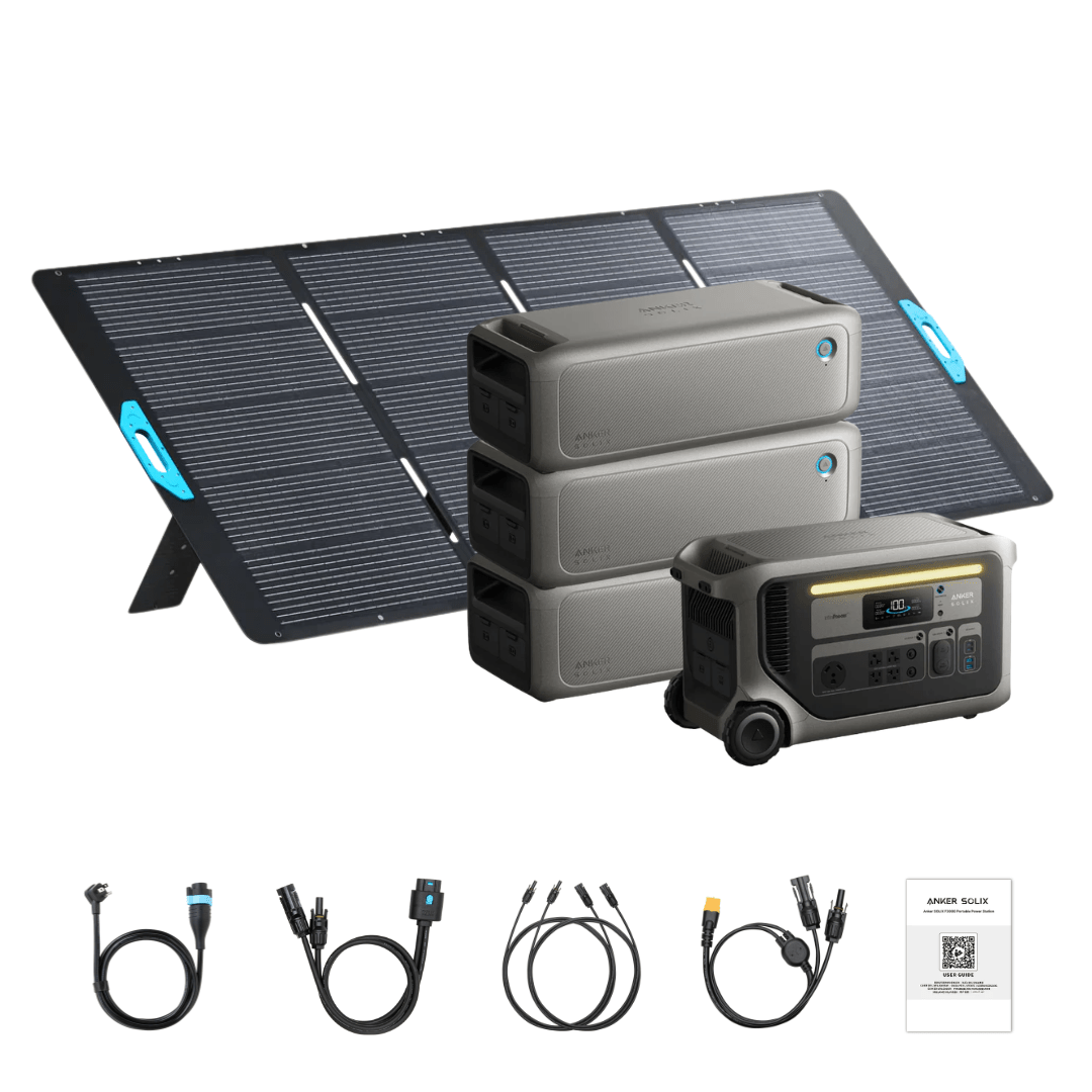 Anker SOLIX F3800 Solar Generator with Expansion Batteries