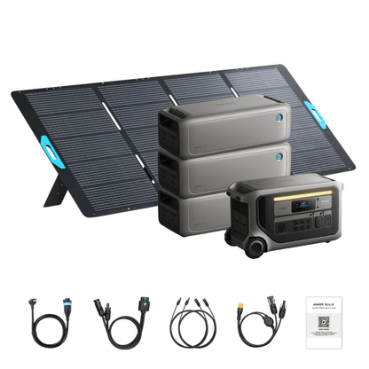 Anker SOLIX F3800 Solar Generator with Expansion Batteries