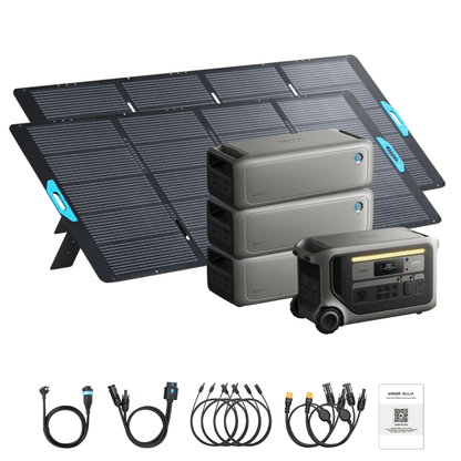 Anker SOLIX F3800 Solar Generator with Expansion Batteries