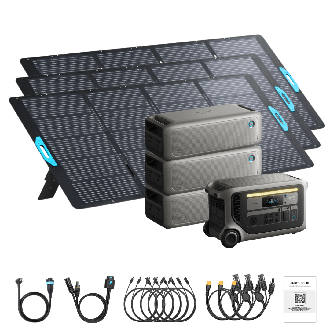 Anker SOLIX F3800 Solar Generator with Expansion Batteries