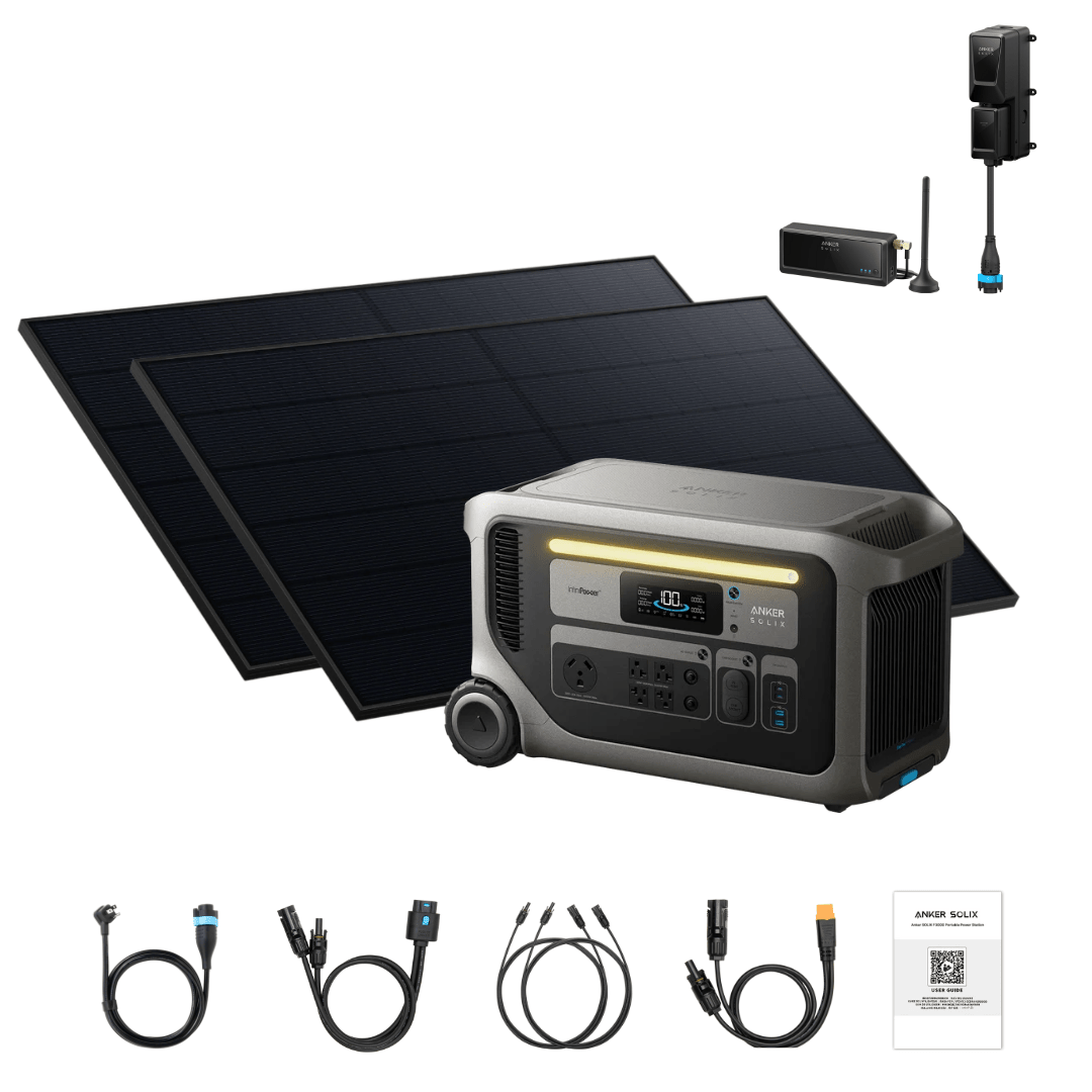 Anker SOLIX F3000 Power Station + Power Saver Kit | 3,072Wh