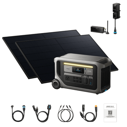 Anker SOLIX F3000 Power Station + Power Saver Kit | 3,072Wh