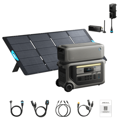 Anker SOLIX F3000 Power Station + Power Saver Kit | 3,072Wh