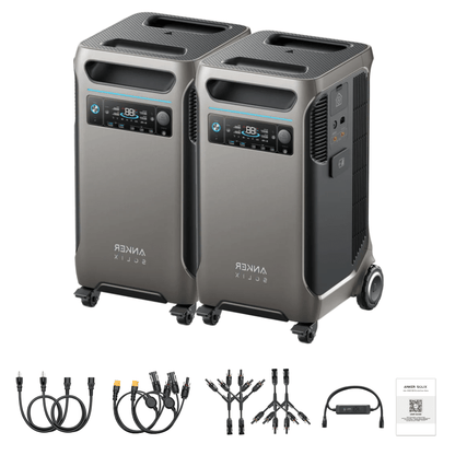 Anker SOLIX F3800 Dual Power Station + Hub – 7680Wh Home Backup