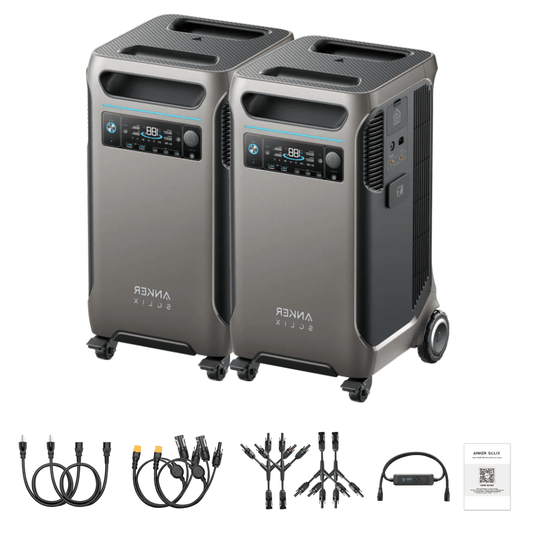 Anker SOLIX F3800 Dual Power Station + Hub – 7680Wh Home Backup