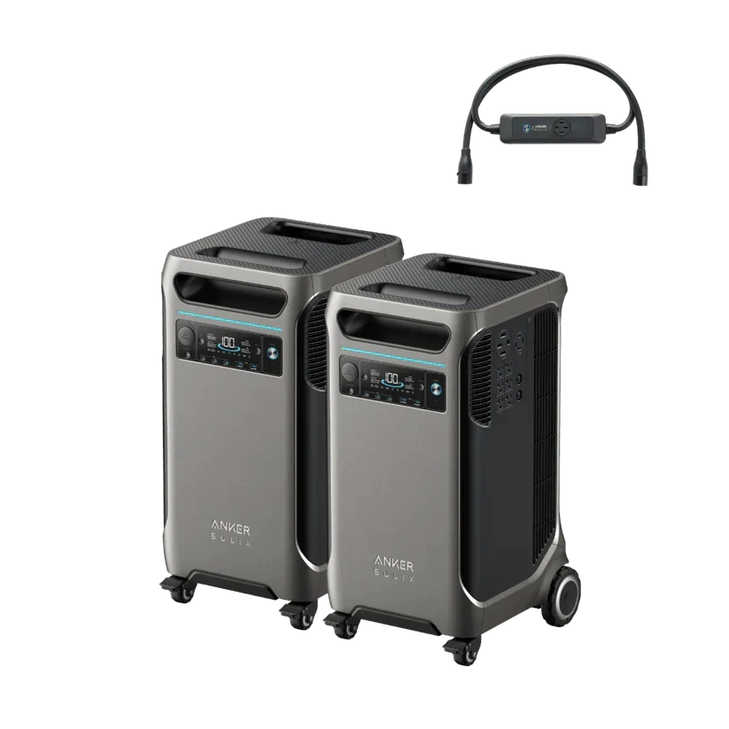 Anker SOLIX F3800 Dual Power Station + Hub – 7680Wh Home Backup